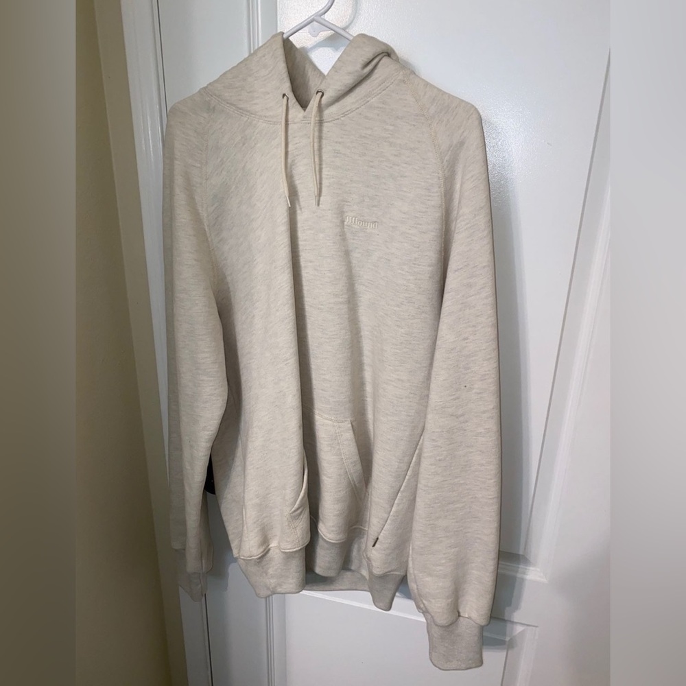 jjjjound beige cream hoodie fw19'